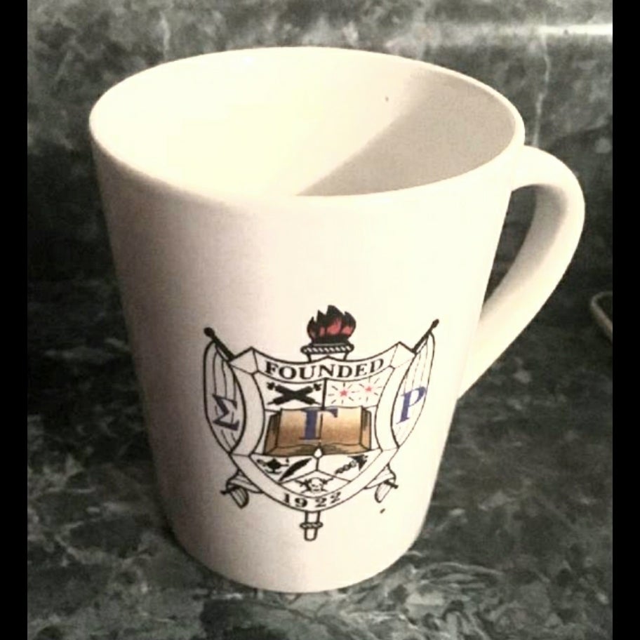 ale horn coffee mug Drinking Horn Mug with Stripes
